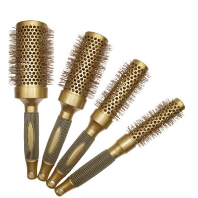 China Customized Harmless Good Quality Boar Duct Comb Hair Brush Organic Skin-Friendly Straightener for sale