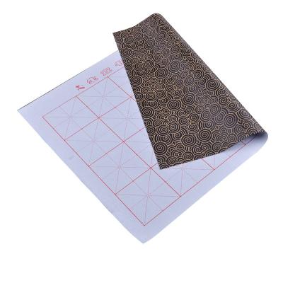 China Environmental Friendly Reusable Back Printed Chinese Water Writing Magic Cloth For Kids Beginning Calligraphy Student for sale