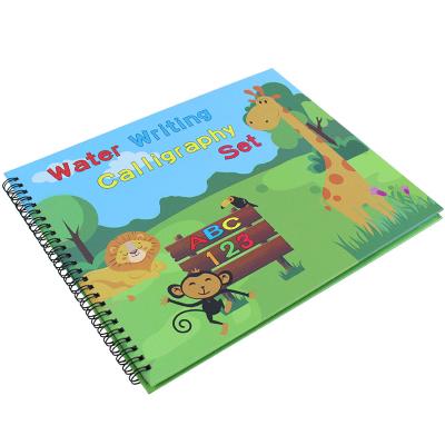 China Children developing eco-friendly English magic intelligence practice water writing book for children and beginneer for sale