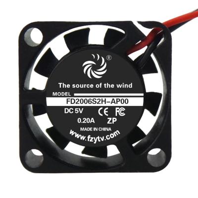 China Factory Shenzhen Supplier 20mm 1.5v 3v 5v 12v Mini 20x20x6mm Silent Micro DC Fan for sale