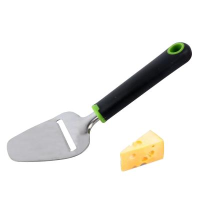 China D01-0280 Stainless Steel Sustainable Food Shovel With Holes PP Rubber Handle Food Kitchen Cooking Cheese Shovel for sale