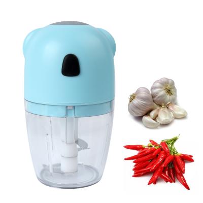 China B97-0051Multifunctional Viable Machines Fruit Vegetable Chopper Portable Food Processor Electric Garlic Meat Blender Grinder for sale