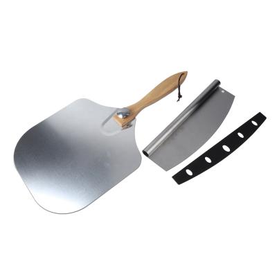 China B39-0082 Sustainable Household Quality 14 Inch High Aluminum Pizza Tool Kit Handle Pizza Shovel for sale