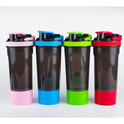 China B30-0162 700ML BPA Free Viable Sports Water Bottle Protein Shaker Custom Logo Printing For GYM for sale