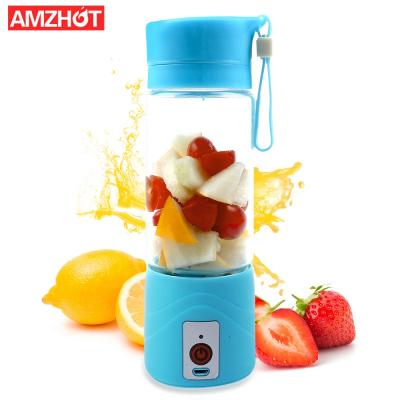 China Portable Blender 380ml Mini Juicer Blender Hand Vegetable Fruit Blenders K06-0100 USB Rechargeable Juicer Cup Blender for sale