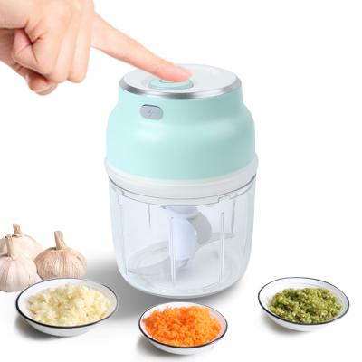 China Fruit Vegetable Multifunctional Portable Cleaver Food Processor Tools B97-0058 Electric Garlic Meat Blender Grinder for sale