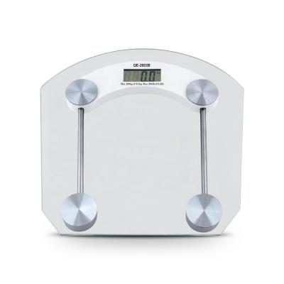 China With Digital Fat Scale Body Electronic Smart Scale Tray K26-0056 180kg/400lb Personal Weighing Glass Bathroom Scale for sale