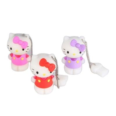 China Kitty Cartoon USB Flash Drive 1gb 2gb 4gb 8gb 16gb 32gb 64gb 128gb Flash Memory Hard Drive Mini Model Free Sample Hi For Promotional Gift for sale