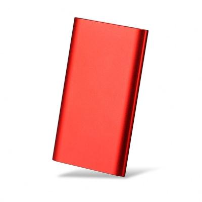 China Free Shipping Promotion Item Support Fast Charge Metal Business Card Power Bank 5000mah for sale