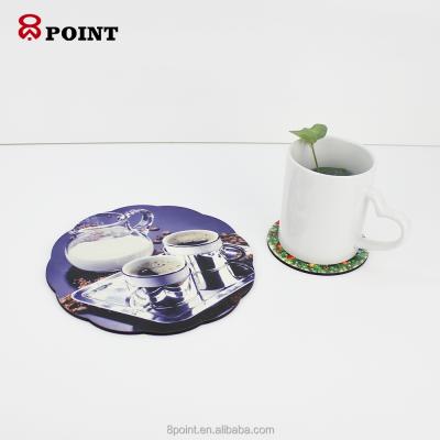 China Durable High Quality White MDF Sublimation Coasters Set Mats for sale