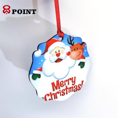 China Eco - Friendly Recycle DIY Wooden Christmas Ornaments Home Decorative Unfinished Garden Ornaments for sale