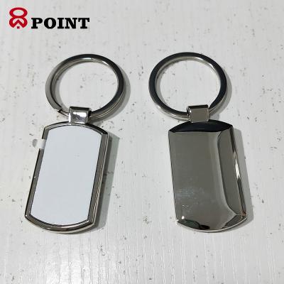 China Key Chain Metal Sublimation Mute Key Reusable Custom Chain Tags for sale