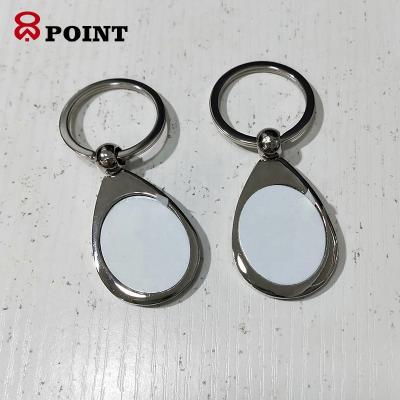 China Sublimation Printing Manufacturer Promotional Wholesale Cheap Custom Metal Reusable Key Chain Key Chain for sale