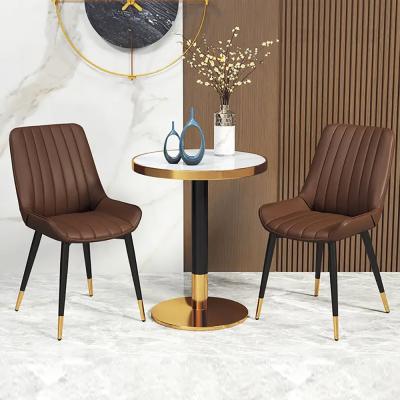 China Modern Round Marble Negotiating Table For Hotels Dessert Shops for sale