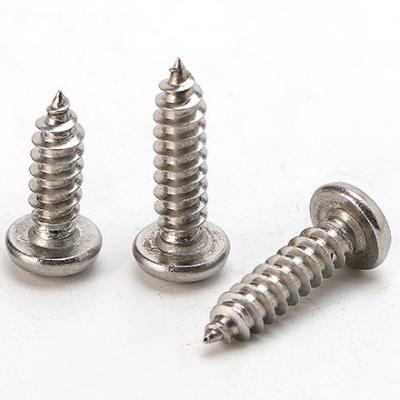 China HOT SALE General Industry 304 316 Metal Phillips Drive Pan Head Stainless Steel SS Tapping Screws for sale