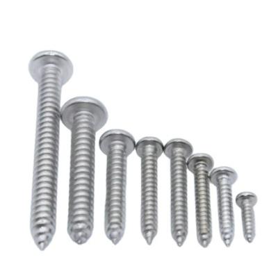 China General Industry SS Stainless Steel Cross Recessed Phillips Pan Head Self Tappers Tapping Screws To Screen Head Screws for sale