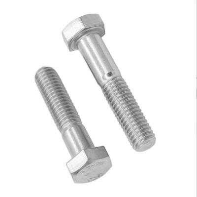 China High Quality Industry In Stock 304 Stainless Steel Thick Rod Din931 Half Thread Hexagon Bolts for sale