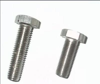 China Industry wholesale 304 stain Din933 stainless steel grade A2-70/A4-70/A4-80 grade A2-70/A4-70/A4-80 single hex bolts direct supplpy for sale