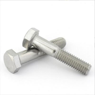 China Industry Factory Direct Sale In Stock M6-M24 Stainless Steel 316L Din931thick Half Thread External Hexagon Bolts for sale