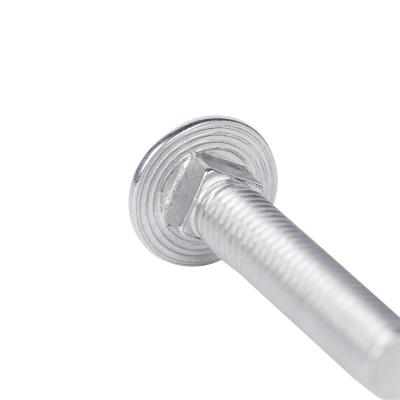 China Stainless Steel 3/8 Stainless Steel Mushroom Head Full Thread Carriage Bolts Neck Car Bolt A307 Square Grade 8 for sale