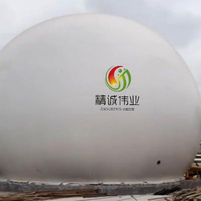 China Roestvrijstalen biogasgashouder met gasniveaumeter en gasdrukmeter Te koop