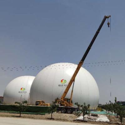 Cina Doppio supporto rotondo su misura del biogas della membrana con la durata della vita lunga in vendita