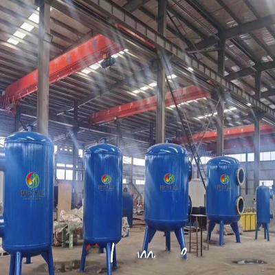 China Carbon Steel Multimedia Sand Filter 220V 50Hz Multimedia Filtration System for sale