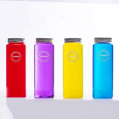 China Sweet Food PET Round Shape Plastic Candy Bottle With Aluminum Cap for sale