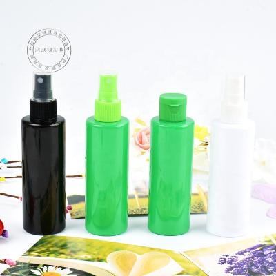 China Beverage Customization Colored Continuous 3OZ Spray Bottle Black And Green Plastic PET Material 100ML Travel Spray Bottle for sale