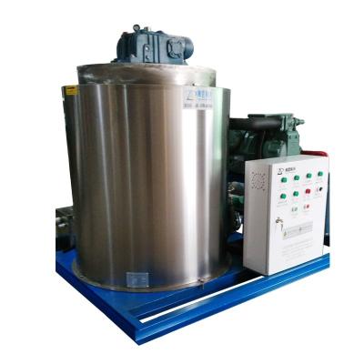 China Commercial brine system flake ice machine with ice making mold for icing flake for sale