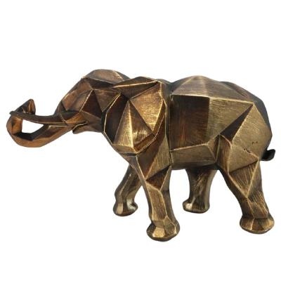 China ALL Resin Animal Statues Molds Modern Gold Elephant Home Decoration For Home Decor for sale