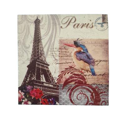 China Form Resin Custom Machine Print Paris Souvenir Fridge Sticker for sale