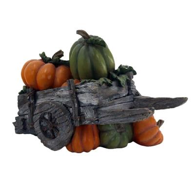 China Decoration Autumn Harvest Home Decor Props Artificial Pumpkins Resin Crafts Sculpture Pumpkin Decoration For Autumn Harvest for sale