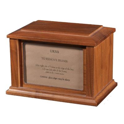 China American style luxury custom made wooden pet cremation urn for sale for sale