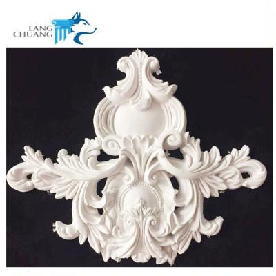 China Waterproof Non-Toxic Plaster Flower Enrichment Decoration For Interior Wall for sale