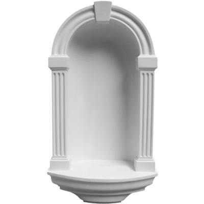 China Experienced Supplier Furniture Decor White Decorative Plaster Wall Battlements Waterproof for sale