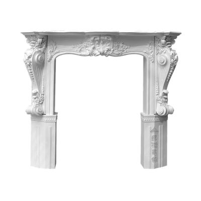 China Natural decorative materials interior decorative fiberglass reinforced battlements and gypsum chimney for sale