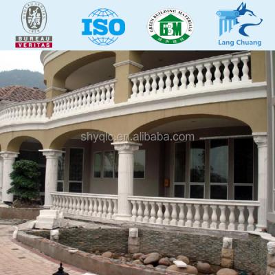 China Contemporary Style Exterior OEM Material Green GRC Fort Roman Columns for sale