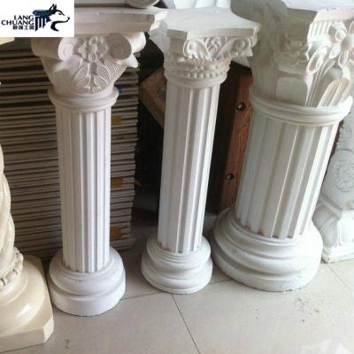 China Green Material Different Design GRC Corinth Concrete Roman Pillar For Sale for sale