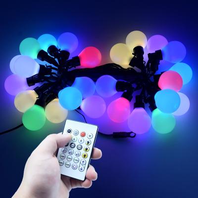 China Custom Small Christmas Tree Lights Dozens Of Modes Smart Lights 16 Million Colors Light String for sale