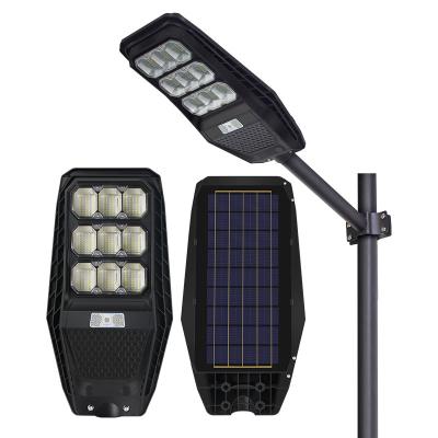 China ROAD All In One Led Solar Street Lights, 100W LED High BRIGHTNESS Solar Powered Street Light, 10ah Battery, Motion Sensor, 6000K for sale