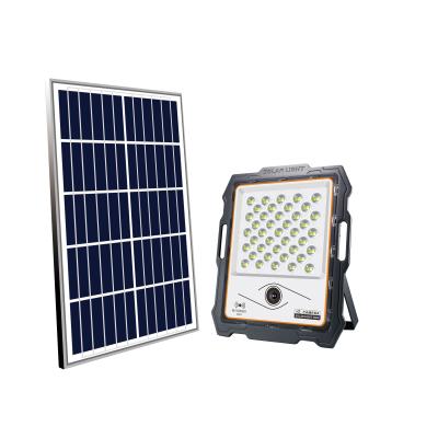 China 100W Solar Garden Flood Light With 1080P CCTV Camera High-Brightness Surveillance Spotlight APP Control for sale