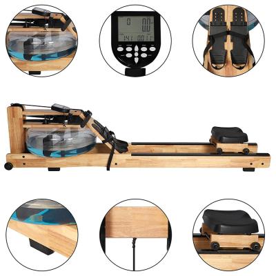 China Universal Commercial High Quality Foldable Indoor Hydraulic Water Rowing Machine Rowing Machine Fitness for sale