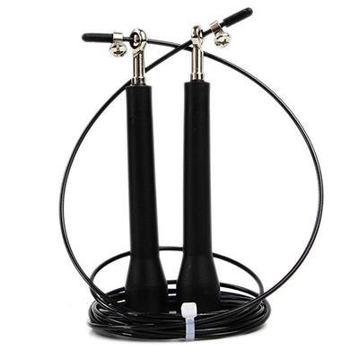 China Make Body Healthy And Lose Weight Aluminum Handle Custom Jump Rope High Quality Jump Rope Weights Custom Weight Black Jump Rope for sale