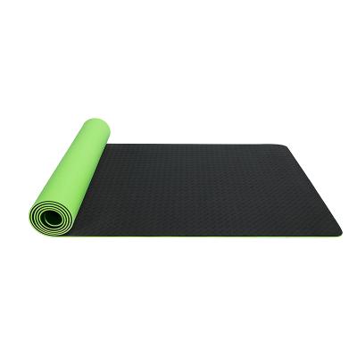 China Custom Thick NBR Tape Home Yoga Exercise Fitness Waterproof Washable Durable Anti-Slip And Exercise Yoga Mat for sale