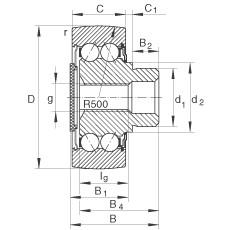 China FAG ZL5201DRS BEARINGS Bolt type roller for sale