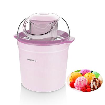 중국 2022 Fast Working Household Ice Cream Maker Frozen Maker Transparent Cannular Desert Automatic DIY Ice Cream Maker 판매용