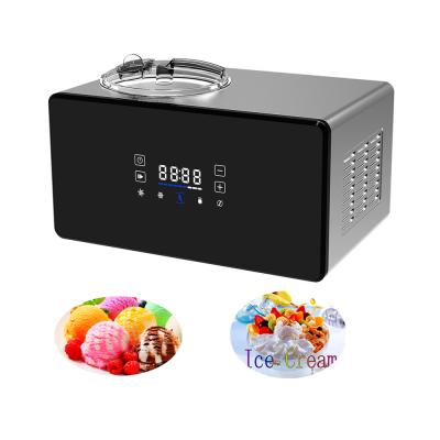 중국 Factory price built-in household compressor automatic refrigerated low noise portable 1.5L soft ice cream maker 판매용