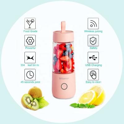 China Car Smoothie Blender USB Rechargeable Travel Battery Blender Blender for Shakes and Smoothies for sale