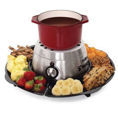 China RV Chocolate Feast Fondue Melt Toaster Featured Stainless Steel Cotton Candy Maker 3-in-1 S'mores Maker for sale